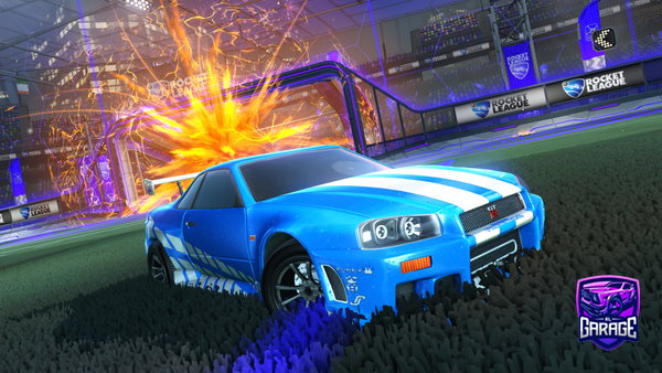A Rocket League car design from ImCREEPY