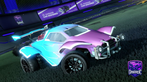 A Rocket League car design from WHASHKI101