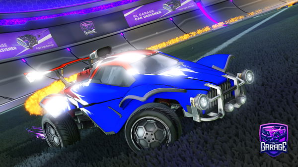 A Rocket League car design from Road_to_black_standard