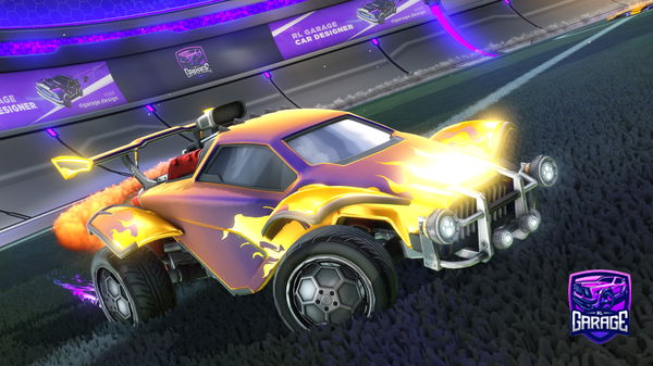 A Rocket League car design from Drk_Wave