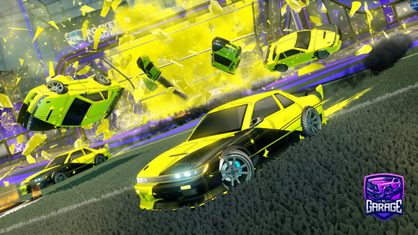 A Rocket League car design from twyzzinator