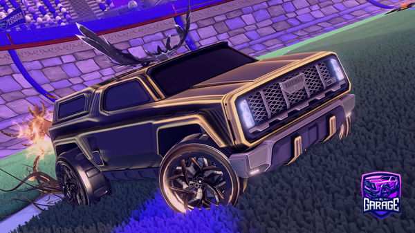 A Rocket League car design from Gyaradosing