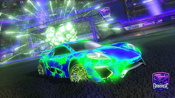 A Rocket League car design from BrokeJoker24