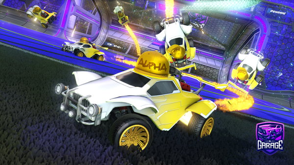 A Rocket League car design from itsFiTV