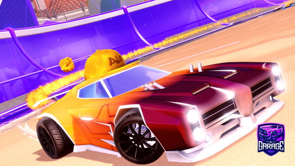 A Rocket League car design from LLyusic