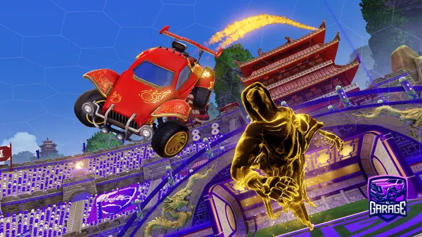 A Rocket League car design from HUSSAIN-HXR032