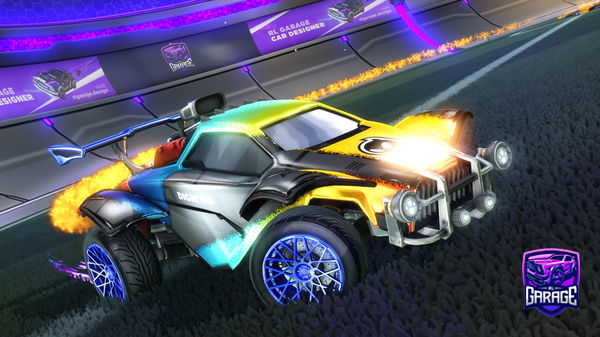 A Rocket League car design from Etfooty