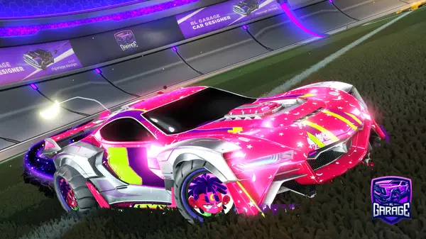 A Rocket League car design from pixl_