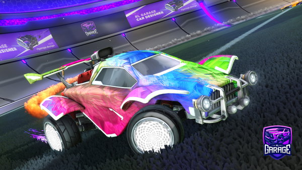 A Rocket League car design from Zacdfox