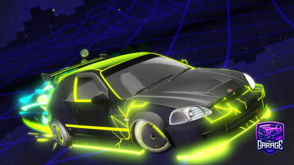 A Rocket League car design from abrokenlink