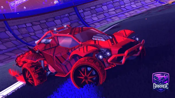 A Rocket League car design from Valu0r