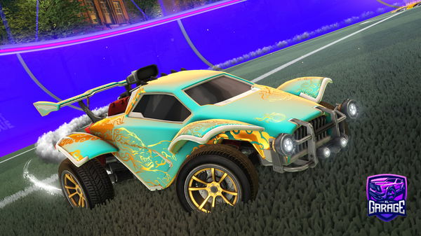 A Rocket League car design from Millapede
