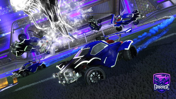 A Rocket League car design from gummiharalds