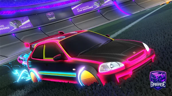 A Rocket League car design from Gloval_yes