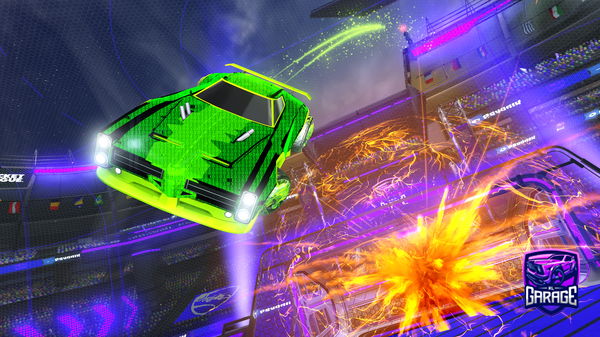 A Rocket League car design from Tchnvkng64