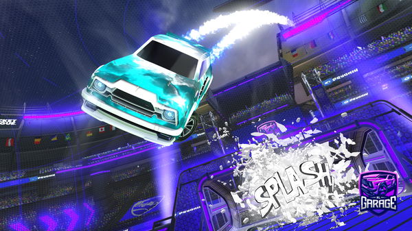 A Rocket League car design from Terminatortue