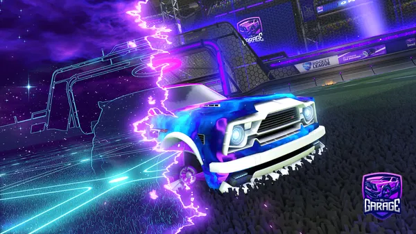 A Rocket League car design from Fennec224