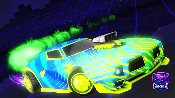 A Rocket League car design from leoshredz