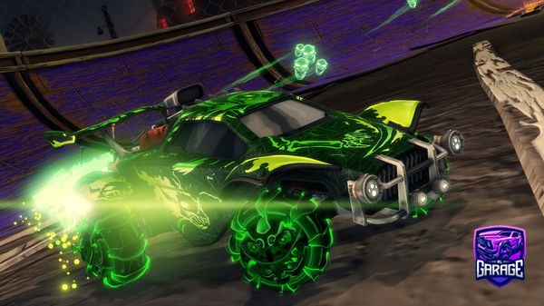 A Rocket League car design from Devxn5006