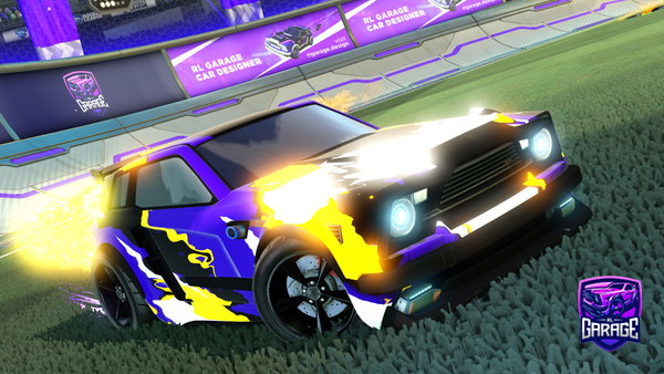 A Rocket League car design from Lionex_