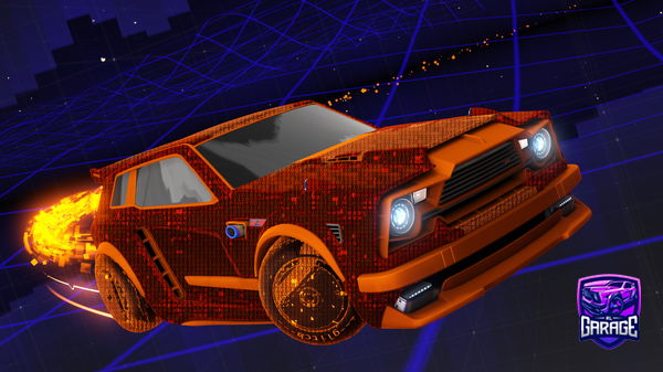 A Rocket League car design from LND_vuulg