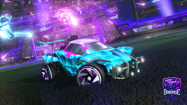 A Rocket League car design from Gradioactive