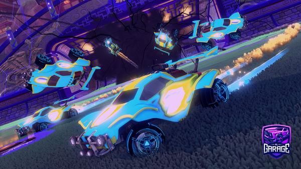 A Rocket League car design from CakeKoala