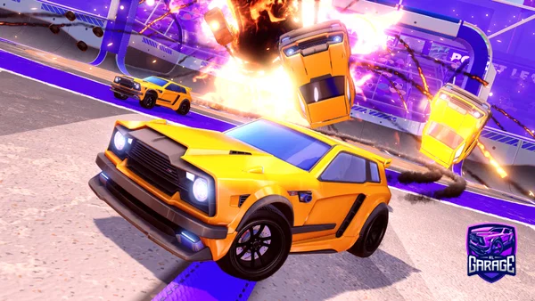 A Rocket League car design from Dragoncitow