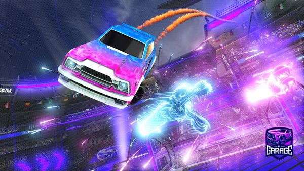 A Rocket League car design from cubox