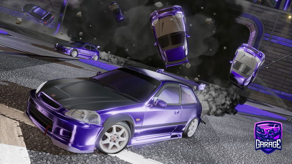 A Rocket League car design from dziennikarz