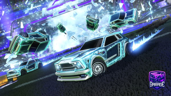 A Rocket League car design from midixs