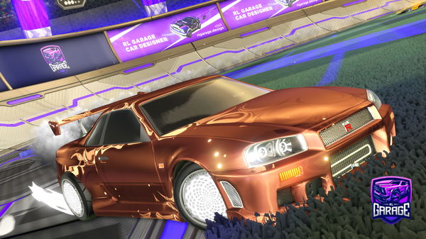 A Rocket League car design from muccamistic