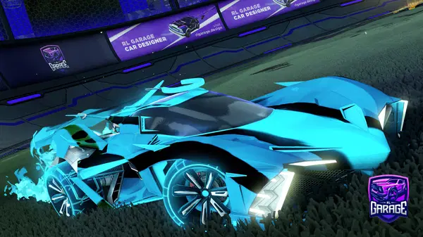 A Rocket League car design from irosario78