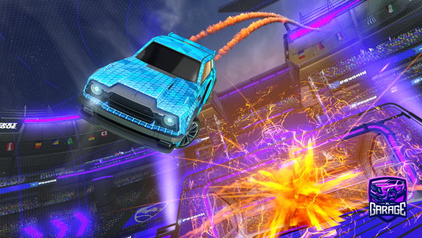 A Rocket League car design from Oscar025