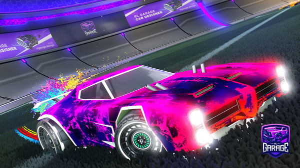 A Rocket League car design from GI1tch