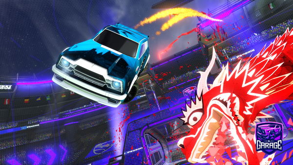 A Rocket League car design from Wbnoskill