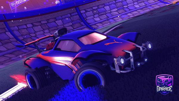 A Rocket League car design from -Goose-