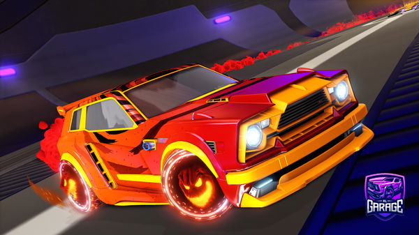 A Rocket League car design from Ghost23134