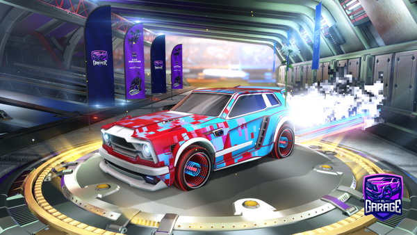 A Rocket League car design from OBSDGlitch