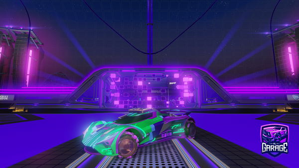 A Rocket League car design from Cryptonium90