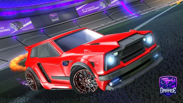 A Rocket League car design from Lukevsav