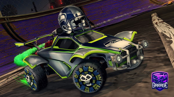 A Rocket League car design from Playhousedisneybfb2010