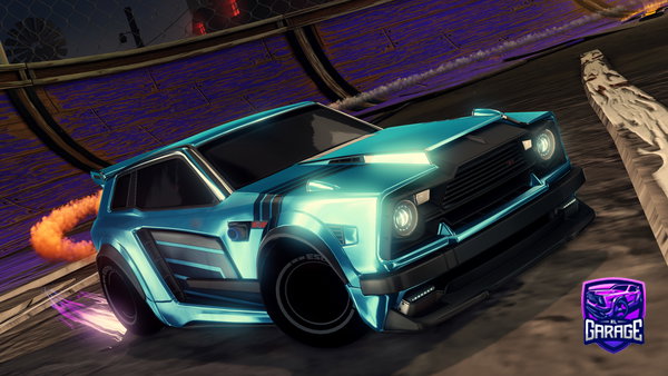 A Rocket League car design from Cvjk
