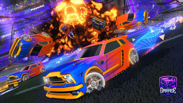 A Rocket League car design from t0mrh0desss