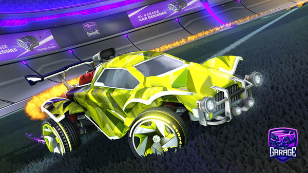 A Rocket League car design from LewanDOVasco