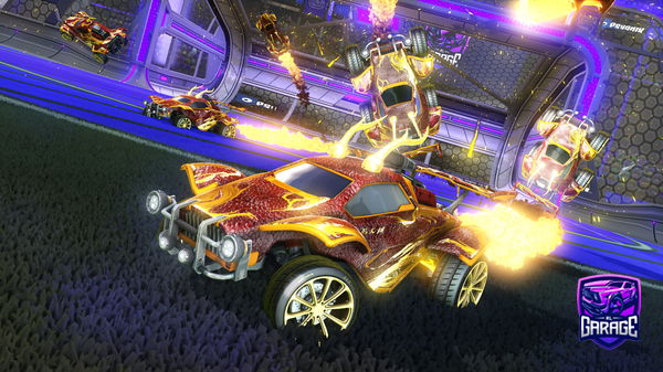 A Rocket League car design from skrrrtt420