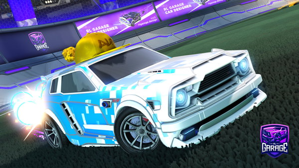 A Rocket League car design from Opaquepigeon2576