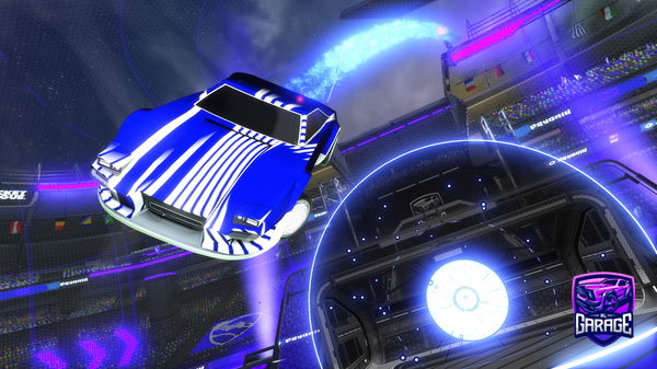 A Rocket League car design from ClippedByArtxc