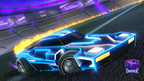 A Rocket League car design from DH_IS_A_SWEAT