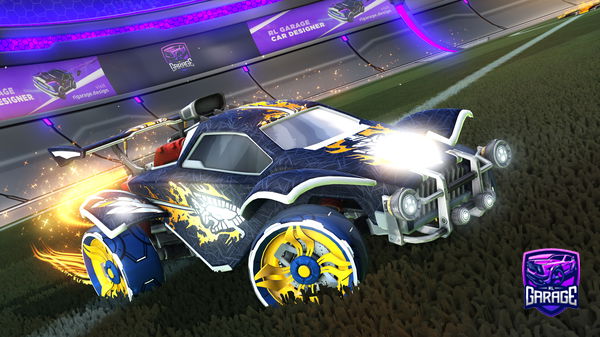 A Rocket League car design from 6SPD